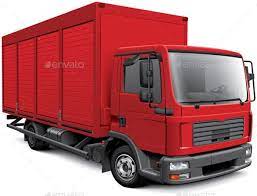 European Box Truck European Box Trucks Truck Coloring Pages