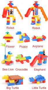 Colorful blocks toy, building game castle and house. Diy Castle Building Blocks Educational Toy Building For Kids Building Blocks Educational Toys