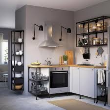 Studio founders tom and fi ginnett have combined bold colours and geometric forms with simple. Enhet Eckkuche Anthrazit Grau Rahmen Ikea Osterreich Kitchen Design Small Kitchen Wall Storage Wall Storage