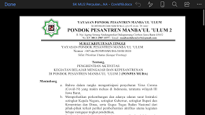 Maybe you would like to learn more about one of these? Lockdown Ponpes Muda Ponpes Muda