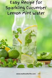 Maybe you would like to learn more about one of these? Sparkling Cucumber Lemon Water Is A Healthy Drink Real Food For Life