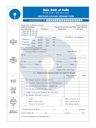 Surat national cooperative bank limited. Sbi New Account Opening Form Fill Online Printable Fillable Blank Pdffiller