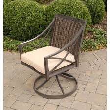 Wicker Brown Patio Swivel Chair With Tan Cushion Davenport Rc Willey Furniture Store Outdoor Dining Chairs Patio Chairs Fire Pit Chairs