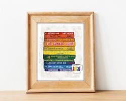 Stack it on a bookshelf to display artwork