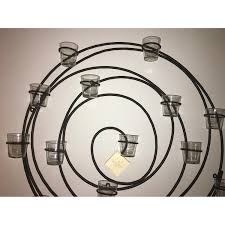 Here's how to fake pottery barn candle holders with $5 table legs from. Pottery Barn Wrought Iron Spiral Wall Mount 16 Votive Candle Holder Aptdeco