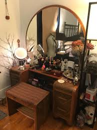 My Vintage Vanity Area Easily My Favorite Place In My Home Aesthetic Room Decor Home Home Decor