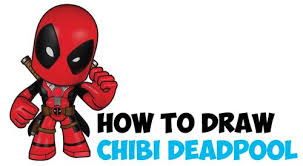 How To Draw Chibi Deadpool Easy Step By Step Drawing Tutorial How To Draw Step By Step Drawing Tutorials Chibi Drawing Tutorial Chibi Drawings