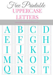 Almost exactly, all the results of free printable individual letters will be listed out on our website. Free Printable Alphabet Letters A To Z Large Upper Case Templates Free Printable Alphabet Letters Printable Letter Templates Printable Alphabet Letters