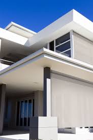 Sydney Exterior Sun Shade 95 Uv Block Ivory Custom Roller Shades Roller Shades Sun Shade