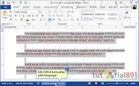 Buka program pengelola kata, microsoft word. Cara Menghilangkan Garis Merah Dan Biru Di Word Video Tutorial89