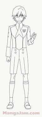 How To Draw Hiro From Darling In The Franxx Mangajam Com Darling In The Franxx Draw Drawings