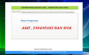 Sistem pengurusan aset mengikut standard kementerian kewangan (kew.pa). Sistem Pengurusan Aset Sekolah
