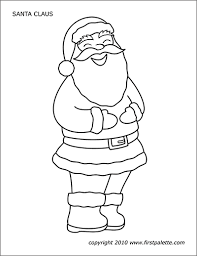 Learn how to draw with simple worksheets, line art and drawings. Santa Claus Free Printable Templates Coloring Pages Firstpalette Com