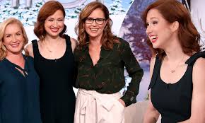 Ellie kemper | ellie kemper/instagram. Ellie Kemper Joins Jenna Fischer And Angela Kinsey As They Make For A Mini The Office Reunion Daily Mail Online