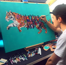 Adorable cute unicorn coloring pages. Vexx Tiger Drawing Peepsburgh