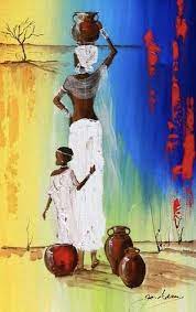 Jen Adam African Paintings Africa Art African Art Paintings