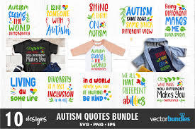 Download Autism Quote Bundle Svg Graphic By Vectorbundles Creative Fabrica