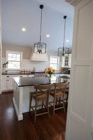 My Kitchen Custom Woodcraft Cabinetry Wolf Range White Oak Floors San Gabriel Polished Granite Ballard De French Bar Stool White Oak Floors Counter Stools