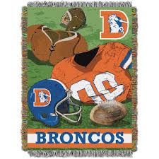 Denver broncos primary logo sports logo history. Vintage Denver Broncos Nfl Tapestry Throw Blanket