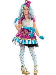 Girls Madeline Hatter Costume Supreme Ever After High Party City Halloween Costumes For Girls Halloween Costumes For Teens Girls Girl Costumes