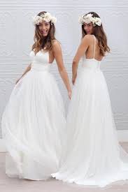 Simple V Neck Floor Length Wedding Dress With Ruched Sash Wd054 Spaghetti Strap Wedding Dress Affordable Bridal Dresses Wedding Dresses With Straps