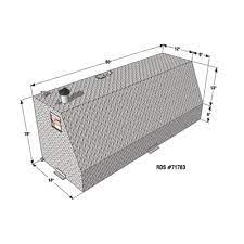 What is an aux fuel tank? Rds Aluminum Auxiliary Fuel Tank 63 Gallon Wedge Diamond Plate Model 71783