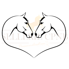 sticker chevaux tetes coeur tete de cheval dessin facile silhouette coloriage baltimore oriole