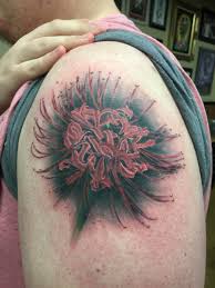 Image result for red spider lily tattoo | inspiration tattoos. For My First Tattoo I Chose Something Close To My Heart The Higanbana Or Red Spider Lily Hope You All Enjoy Tokyoghoul