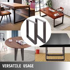 Metal dining table legs australia fires in 2020. Stainless Metal Table Legs 23 Inch U Shape For Dining Table Desk 2pc Vevor Us