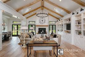 Clark And Co Homes Farm House Living Room Modern Farmhouse Interior Design Farmhouse Interior Design