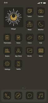 Celestial Themed Iphone Icons Tarot Aesthetic App Icons Etsy Iphone Icon App Icon Icon