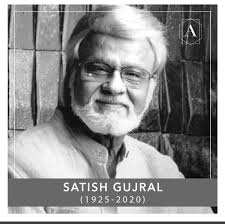 Saddened to learn about the demise of legendary painter, writer, sculptor &  architect Padma Vibushan Satish Gujral ji. He was younger brother of former  Prime Minister of India Late Shri I K