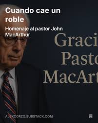 Cuando cae un roble Homenaje al pastor John MacArthur  https://t.co/YB1T7UgXB3