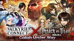 And if you are a fan of the anime, it is also the day before the series's scheduled. Collaboration Event With Popular Anime Attack On Titan Season 2 Begins In Fantasy Rpg Valkyrie Connect Ateam Inc