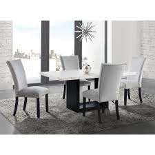 Display your products free now! Picket House Furnishings Willow White Marble 5pc Dining Set Table Four Gray Chairs Cvl500gy5pc