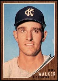 Amazon.com: 1962 Topps # 357 Jerry Walker Kansas City Athletics (Baseball  Card) VG/EX+ Athletics : Collectibles & Fine Art