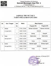 Untuk melihat jadwal pelajaran seluruh kelas. Biaya Pendidikan Sma Pgii 1 Bandung Terkait Pendidikan