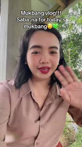 Mukbang vlog alert!! kaon tag sabana fresh from the frontyard 🤭🤤🙈. Basta  sa bukid libre pag may tanim! #fyp #bukidlife #mukbang #fruits #eatingshow