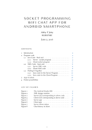 Maybe you would like to learn more about one of these? Pdf Socket Programming Wifi Chat App For Android Smartphone