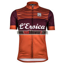 2017 Team Santini Leroica Gaiole In Chianti Cycle Clothing Biking Jersey Top Shirt Maillot Cycliste