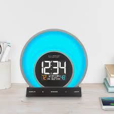 La crosse soluna light alarm clock. La Crosse Technology Soluna Sunrise Sunset Clock Reviews Wayfair