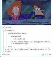 Phineas And Ferb Theory I Had To Sit On This One For A While Disney Funny Disney Memes Phineas And Ferb
