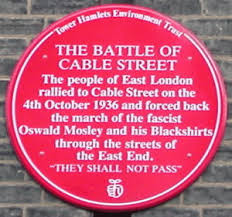 Oswald mosley rose to prominence in the british political scene in part because of his skill as an orator. The Battle Of Cable Street Historic Uk