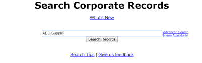 Wisconsin Secretary Of State Business Entity Search