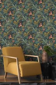 Maybe you would like to learn more about one of these? Eden Tropical Bird Teal Multi Wallpaper Rasch Eden 639216 Wonderwall By Nobletts
