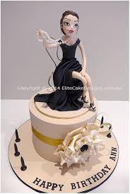 Glamorous Birthday Cakes For 40 Year Old Woman Glamour Woman Birthday Cake By Elite Cake Designs Exclusive Birthday Cake Design Featuring Birthday Cakes For Women Cake Designs Birthday 50th Birthday Cake