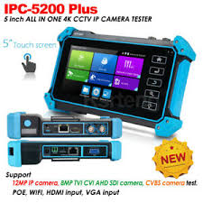 A wide variety of ipc cctv tester options are available to you Ipc 5200 Plus 5 Screen 4k Cctv Camera Tester Ipc Ahd Cvi Tvi Sdi Poe Wifi Hdmi Ebay