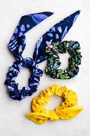 The photographs below are from the post on making super simple hair accessories from old things at home. How To Make A Scrunchie Plus 3 Bow Options