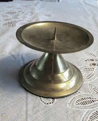 Adding candles is an easy way to turn the mood of an evening around. On Sale Collectible Brass Made In India Skinny Candle Holder Home D U00e9cor Chandeliers Candleholders