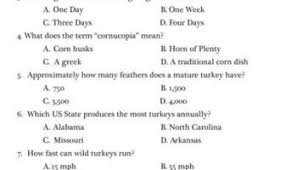 This printable trivia game, similar to the tv show jeopardy, . Thanksgiving Trivia Games Printable Trivia Printable